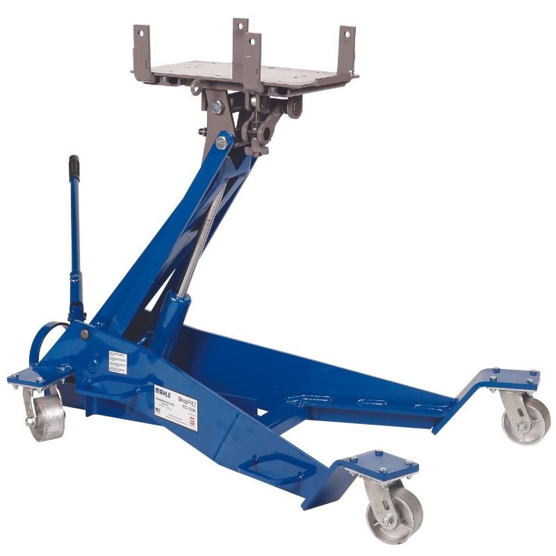 Mahle CTJ-2200, 2,200 lb. Commercial Vehicle Transmission Jack in Blue