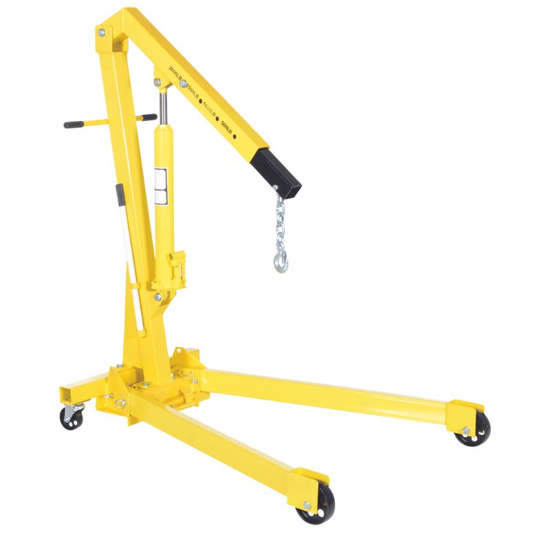 Vestil EHN-20-C, Shop Crane Engine Hoist 2000lb In Yellow